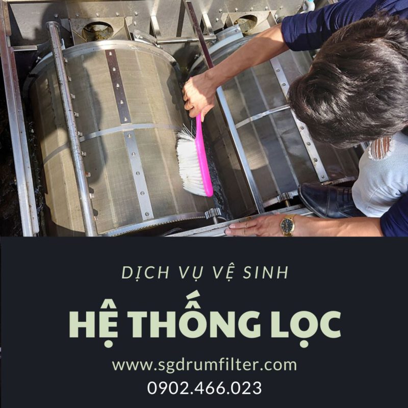 Vệ sinh ngăn lọc máy lọc hồ cá